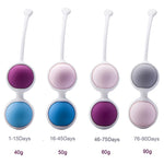 4 Balls Free assembly sex balls kegel Vagina Tight Exercise Sex Toy for Woman Smooth Silicone vaginal Ball Trainer geisha ball (4 Balls) - sextoysok