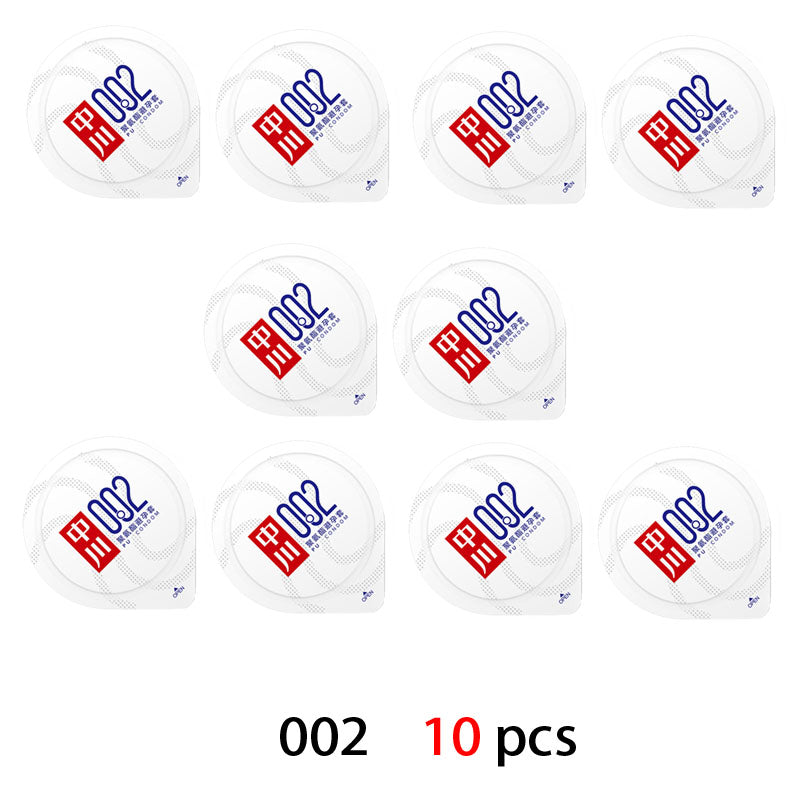 0.01&0.02mm super slim Condom 001&002 Invisible Ultra Thin Lubricated Condoms for men Sexual welfare Polyurethane Non-latex - sextoysok
