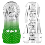 Artificial Vagina Masturbation Soft Stick Sex Machine for Men Silicone Pussy Sucking Erotic Adult Toys for Men Male Masturbator - sextoysok