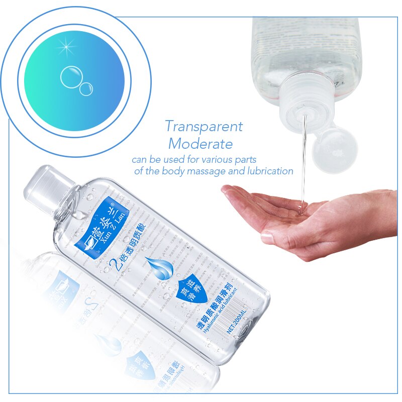 Sex lubricant anal grease for Vagina lubrication gel 200ml water based lube oil lubricante sexual Silk Touch gay Couples - sextoysok