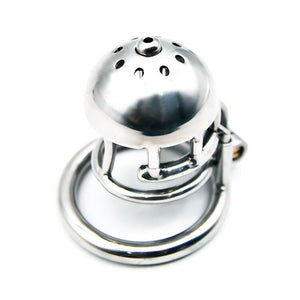 Chaste Bird New Arrival 316 Stainless Steel Male Through Hole PA Chastity Device Penis Ring Cock Cage Adult Sex Toys "Bridge"-03 - sextoysok