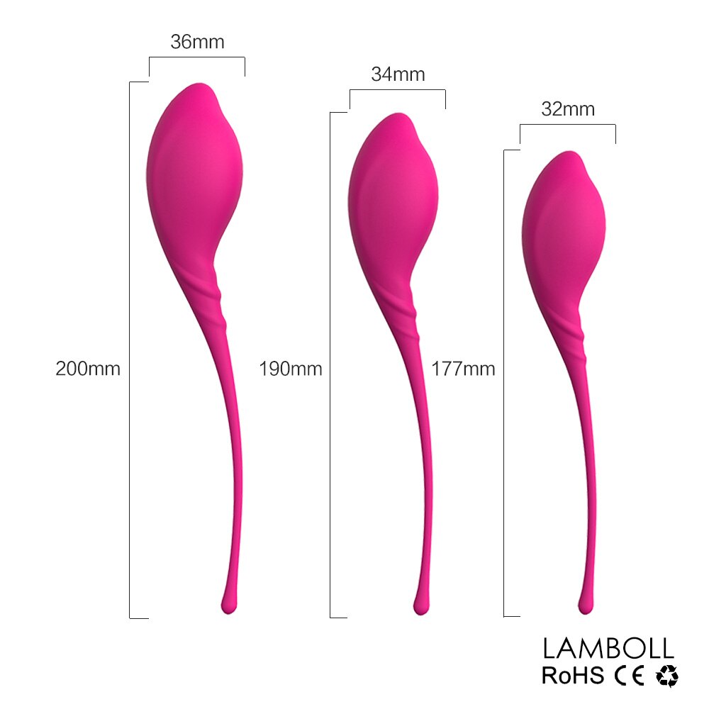Safe Silicone Sex Toys for Women Smart Ball Kegel Ball Ben Wa Ball Vagina Tighten Exercise Machine Vaginal Geisha Sex Balls - sextoysok