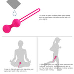 IKOKY 3Pcs/Set Vagina Tightening Silicone Kegel Ball Love Ben Wa Ball Vibrator Smart Vagina Trainer Exercise Sex Toys for Woman - sextoysok