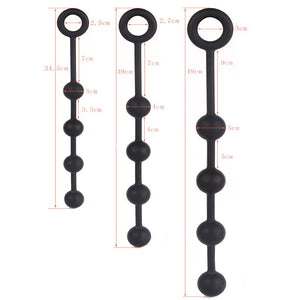 Silicone Butt Plug Anal Balls Sex Toys for Adults Woman Men Gay Large Anal Beads Anus expander buttplug Erotic sextoyse Products - sextoysok