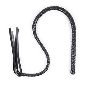 Bondage Sex Leather Whip Erotic Spanking Sex Toys Black Fetish Flogger For Woman Adult Games for Couples - sextoysok