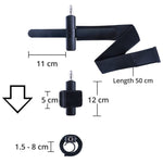 HISMITH Sex Machine attachments Muti-Function Bandage for Sex Toy Compatible with Male Masturbation Cup and Vibrator sex product (black) - sextoysok