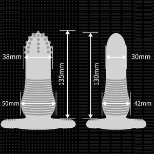 Silicone Hollow Dildo Anal Plug Anal Sex Toys For Women Men Prostate Massager Anal Expanding Dilator Stimulator Adult Products - sextoysok