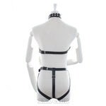 Thierry adult games PU leather Body Harness for women fetish slave bondage restraints,exposed breast chastity belt,sex products - sextoysok