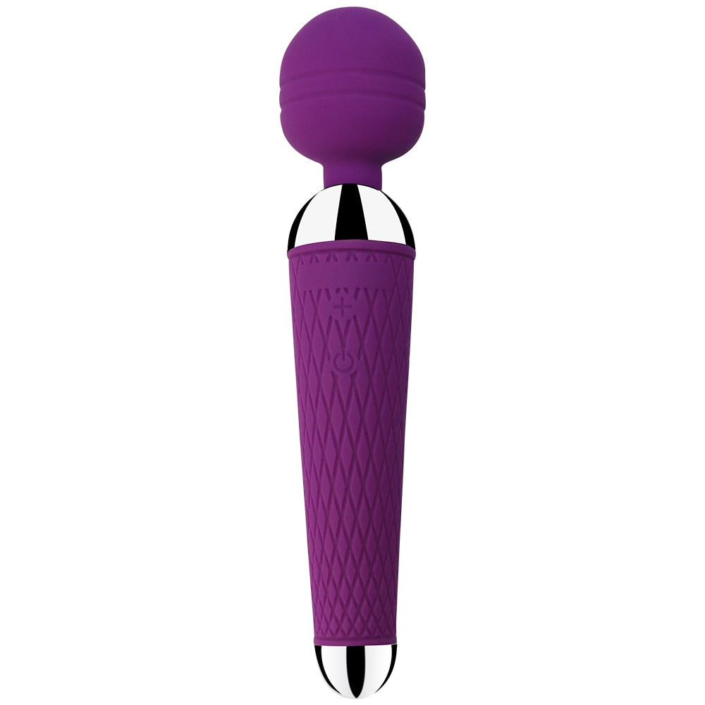 Powerful Clitoris Vibrators USB Recharge Magic Wand AV Vibrator Massager Sexual Wellness Erotic Sex Toys for Women Adult Product - sextoysok