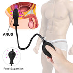 Anal Plug Sex Toys Expandable Anal Plugs Vestibular Inflatable Anal Dilator Masturbator Sex Toy for Male and Female Amal Plugs (Black) - sextoysok