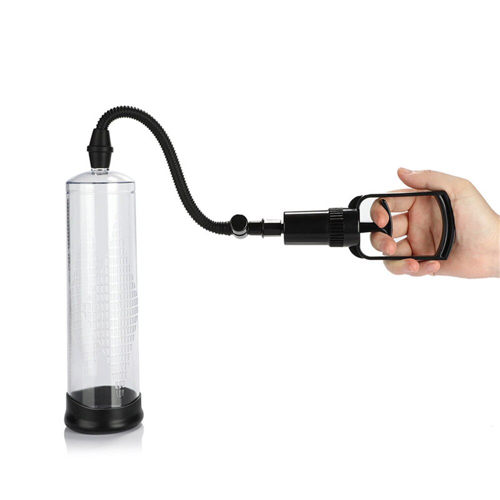 Adult Sex Toys Penis Pump Sex Toy for Men Penis Extender Penis Pump Enlarger for Man Masturbator Delay Lasting Trainer Sex Shops (Black With BOX) - sextoysok