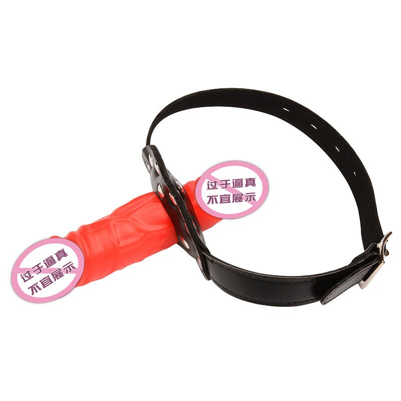 Double-Ended Dildo Gag Head Strapon Mouth Gag Fetish bdsm Bondage Penis Harness Lesbian Sex Toys Sex Products Adult Erotic Toys - sextoysok