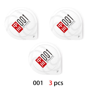 0.01&0.02mm super slim Condom 001&002 Invisible Ultra Thin Lubricated Condoms for men Sexual welfare Polyurethane Non-latex - sextoysok
