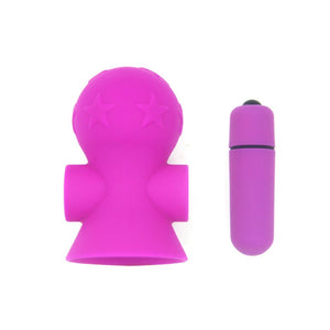 2pcs /set Dingye Breast Massager Nipple Vibrator 10 Speed Vibration Clitoral Clit Oral Sex Toy Sex Product for Women Sex Shop - sextoysok