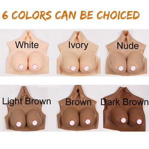 Eyung Silicone Breast Forms Realistic Fake Boobs Tits False Chest Crossdresser Transvestite Mastectomy Silicone Breast Plate - sextoysok