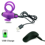 Khalesex Fantasty Climax Delay Man Bullets Vibrator Ejaculation Lock Ring Clitoris Testis Stimulate Sex Toys for Man 10 Speeds - sextoysok