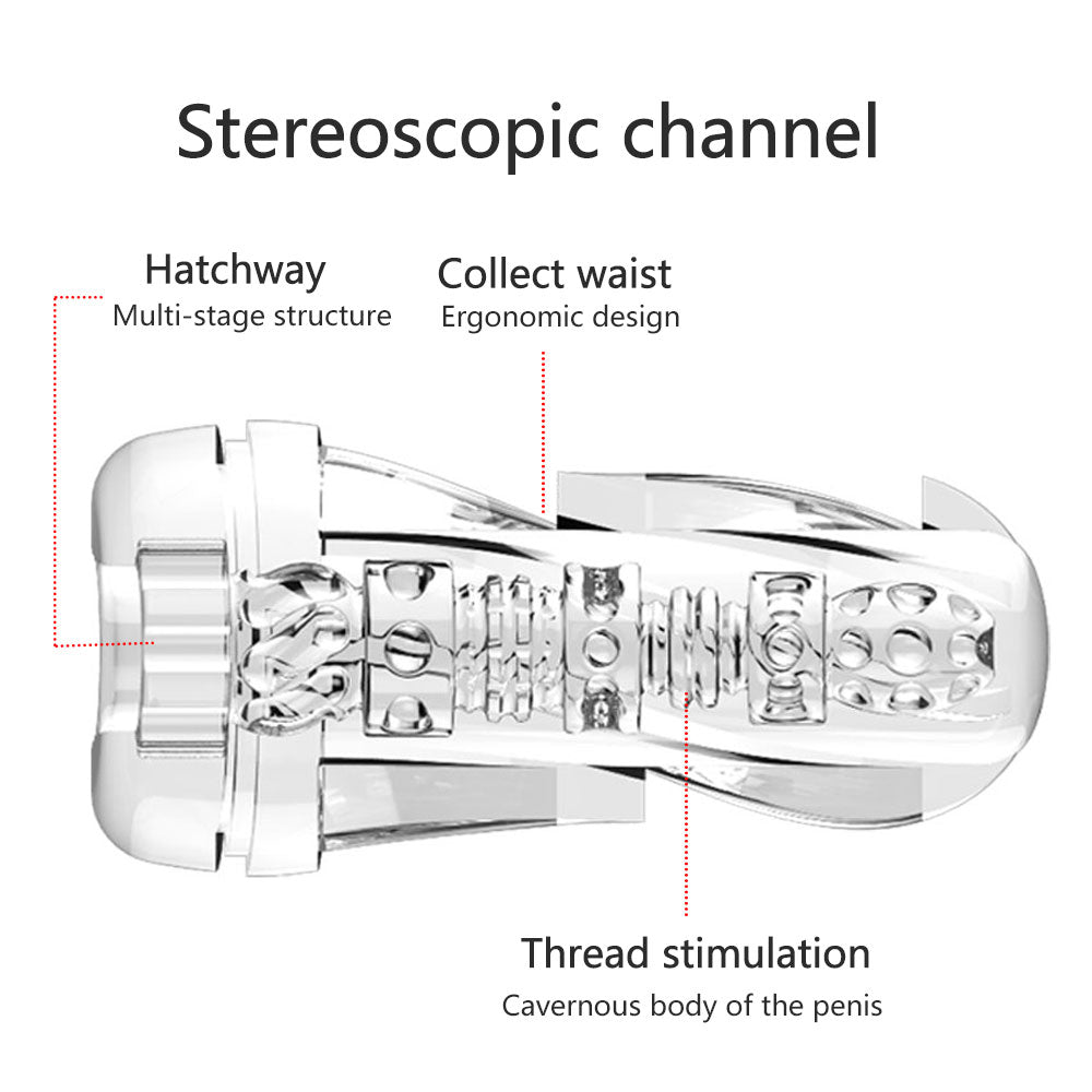 Artificial Vagina Masturbation Soft Stick Sex Machine for Men Silicone Pussy Sucking Erotic Adult Toys for Men Male Masturbator - sextoysok