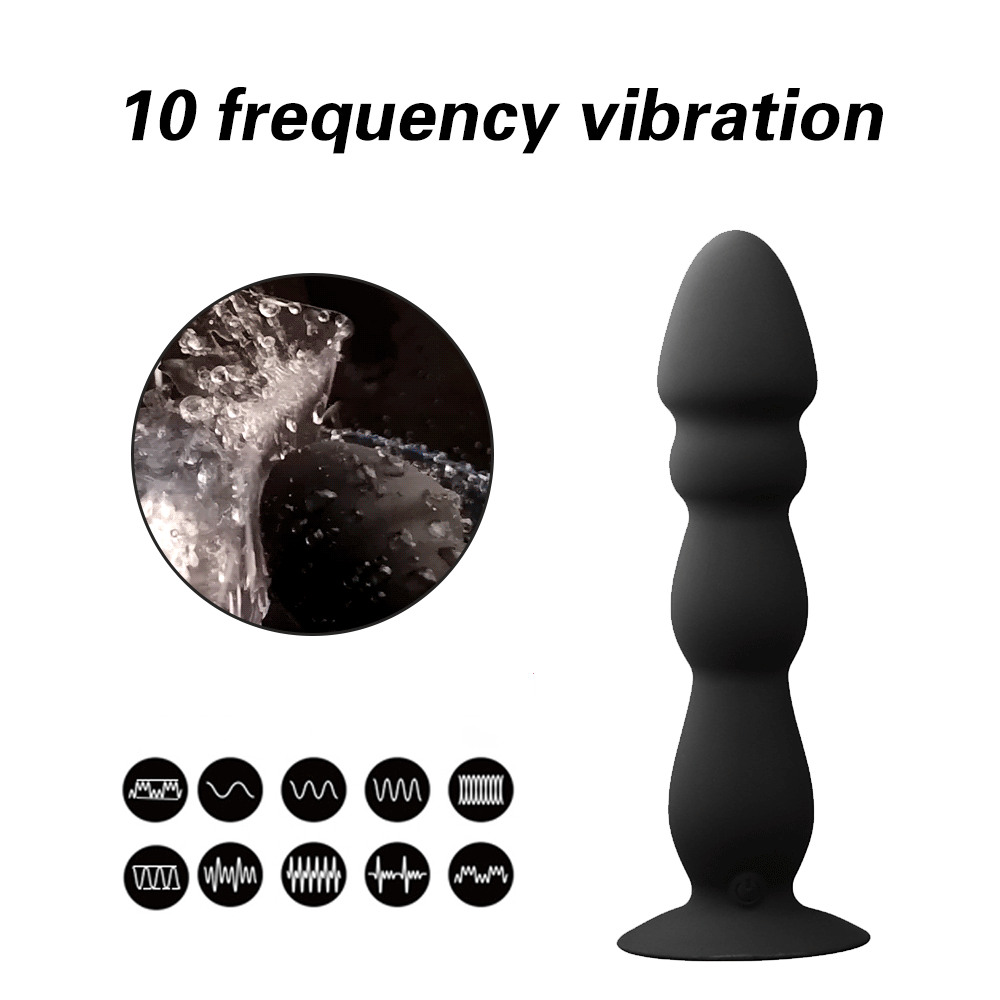 Anal Sex Toys for Men Prostate Massage Vibrator Remote Control Butt Plug Vibrator 10 Speeds Anal Delay Ejaculation Sex Shop - sextoysok