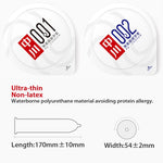 0.01&0.02mm super slim Condom 001&002 Invisible Ultra Thin Lubricated Condoms for men Sexual welfare Polyurethane Non-latex - sextoysok
