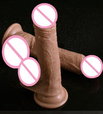 Sex Shop Super Soft Big Silicone Dildo Realistic Suction Cup Male Artificial Penis Dick Woman Masturbator Adult Sex Toys Dildos. - sextoysok