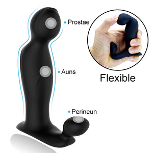 FLXUR Prostate Massage Anal Vibrator Sex Toys for Men USB Rechargeable Silicone Butt Plug G spot Male Masturbator Adult Anal Toy - sextoysok