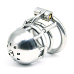 Chaste Bird New Arrival 316 Stainless Steel Male Through Hole PA Chastity Device Penis Ring Cock Cage Adult Sex Toys "Bridge"-03 - sextoysok
