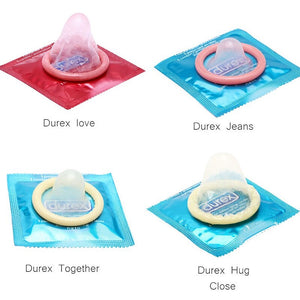 Durex 32Pcs/Pack Sensation Value 4in1 Ultra Thin Sexy Lubricated Condoms Sex Toys Condom for men Vanilla Flavor - sextoysok