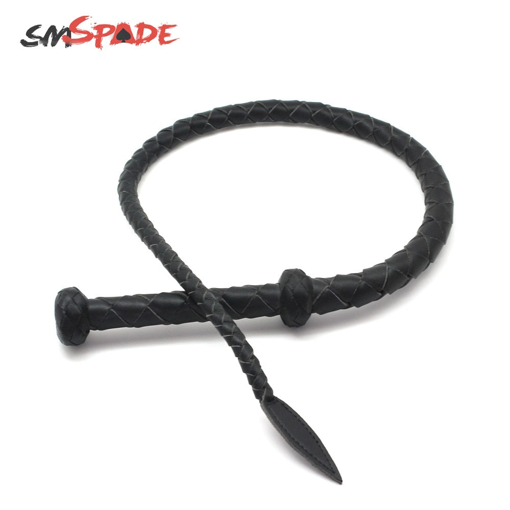 95cm Microfiber Leather Fetish Libido Whip BDSM bondage erotic toys Spanking Paddle Adult Games - sextoysok