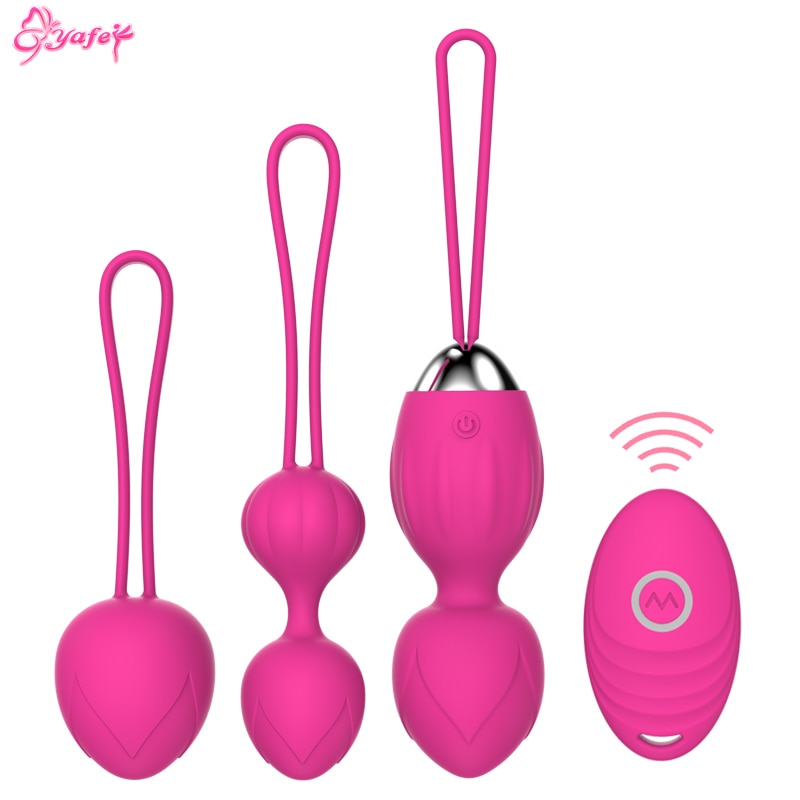 Vagina Balls Trainer Sex Toys Silicone Ben Wa Balls Vagina Tightening Exerciser Kegel Ball Vibratig Egg Women Adult Sex Product - sextoysok