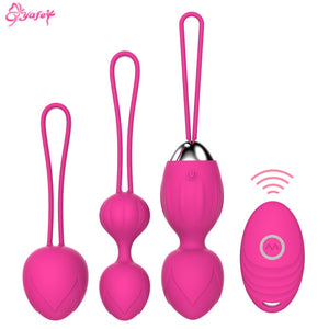 Vagina Balls Trainer Sex Toys Silicone Ben Wa Balls Vagina Tightening Exerciser Kegel Ball Vibratig Egg Women Adult Sex Product - sextoysok