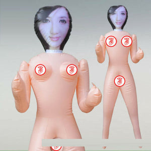 Inflatable Doll Toys Sex Aircraft Cup men Pocket pussy real vagina Male masturbator Stroker soft silicone Artificial Women Toys - sextoysok