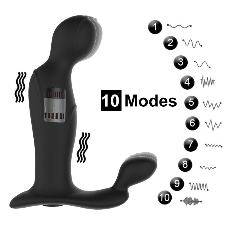 FLXUR Prostate Massage Anal Vibrator Sex Toys for Men USB Rechargeable Silicone Butt Plug G spot Male Masturbator Adult Anal Toy - sextoysok