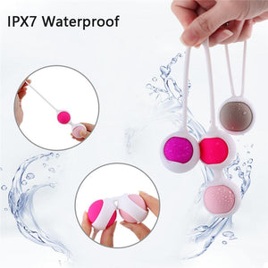 GUIMI 6Pcs Kegel Balls Vagina Tighten vibroegg Silicone Geisha Balls Pelvic Floor Muscle Exercise Kegel Trainer Vaginal Dumbbell - sextoysok