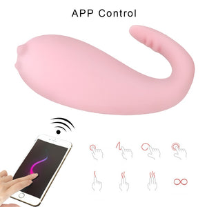 OLO Silicone Monster Pub Vibrator APP Bluetooth Wireless Remote control G-spot Massage 8 Frequency Adult Game Sex Toys for Women - sextoysok