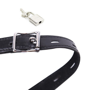 camaTech Silicone Double-Ended Dildos Gag Strap On Open Mouth Dong Plug With Locking Buckles Leather Harness Bondage For Couples - sextoysok