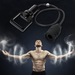 IKOKY Penis Pump Vibrator Glans Massage 10 Speed Penis Sucking Penis Enlargement Extender Sex Toy For Men Male Masturbator - sextoysok