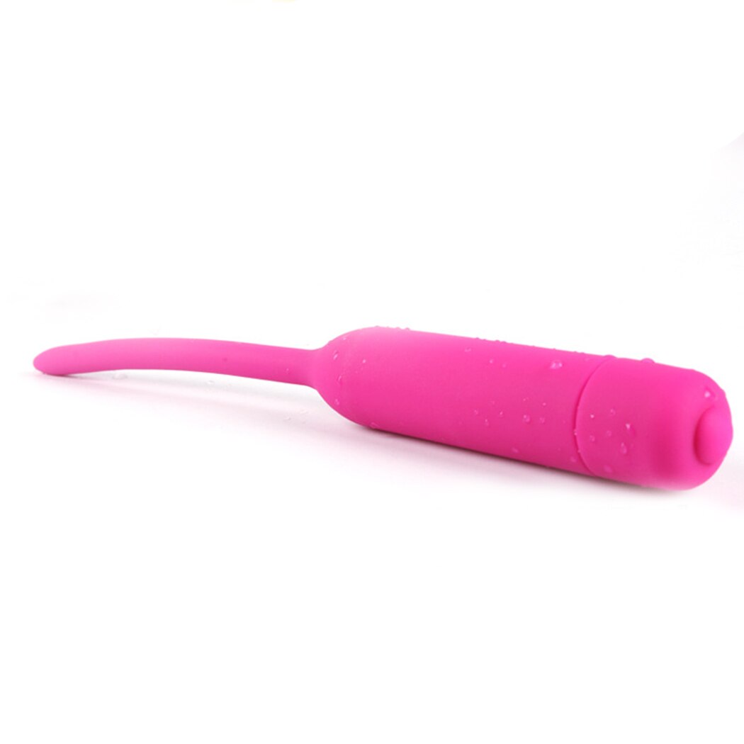 Sounding Urethral Vibrator Male Masturbator Silicone Vibrating Penis Plug Urethral Sounds Dilators Products for Men Erotic Toys - sextoysok