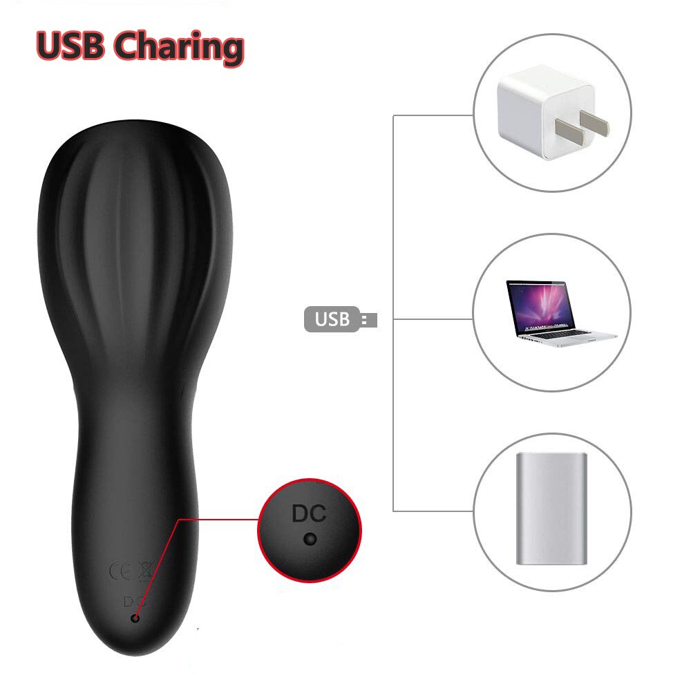 Glans Exerciser 10 Mode Vibrator Penis Enlargement Dotted Delay Masturtion Toy for Men Penis Massage Vibrator Male Devices Toys - sextoysok
