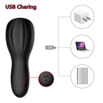 Glans Exerciser 10 Mode Vibrator Penis Enlargement Dotted Delay Masturtion Toy for Men Penis Massage Vibrator Male Devices Toys - sextoysok
