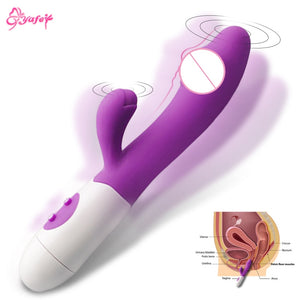 7 Speed G Spot Vibrator for women Dildo Sex toy Rabbit Vibrator Vaginal Clitoral massager Female Masturbator Sex Toys for Women - sextoysok