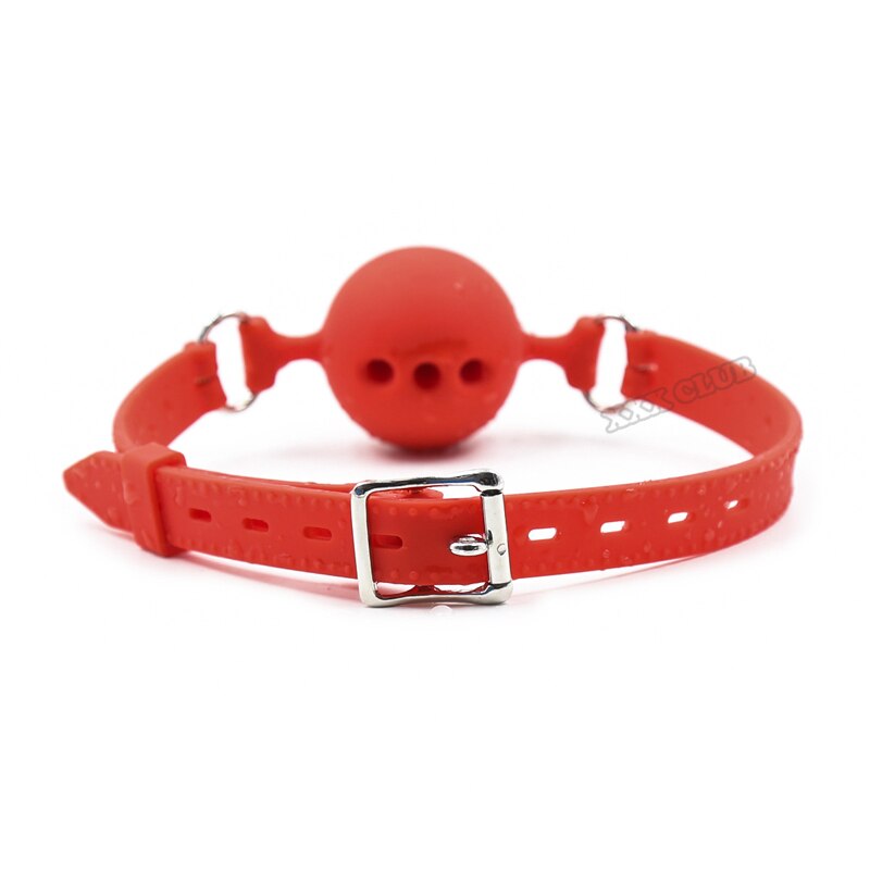 Thierry Fetish Extreme Full Silicone Breathable Ball Gag,bondage open Mouth Gags,Adult Sex Toys For Couple adult game Size S M L - sextoysok