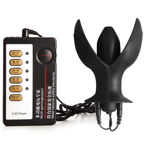 Electric Shock Anal Sex Toys Silicone Dildo Massager Vagina Plug Vibrator Intimate Sex Products Masturbator For Male And Female - sextoysok