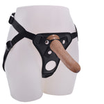 20CM Double Hole Strap On Realistic Dildo Pants For Lesbian Couple Strapon Harness Dildos With Suction Cup Adult Sex Products - sextoysok