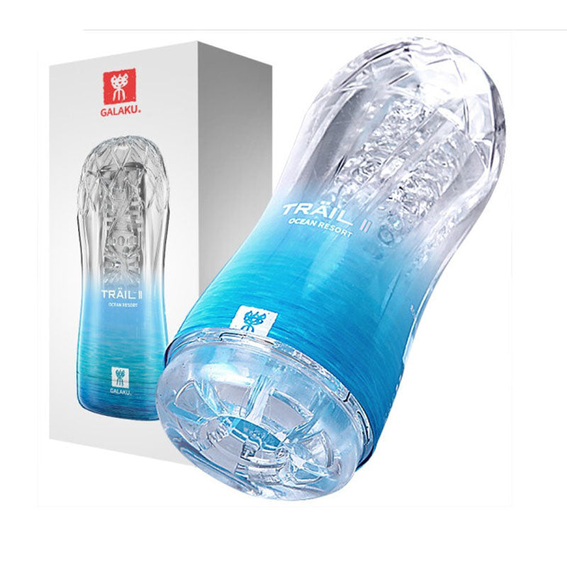 Male Masturbator Cup Soft Pussy Sex Toys Transparent Vagina Adult Endurance Exercise Sex Products Vacuum Pocket Cup for Men - sextoysok