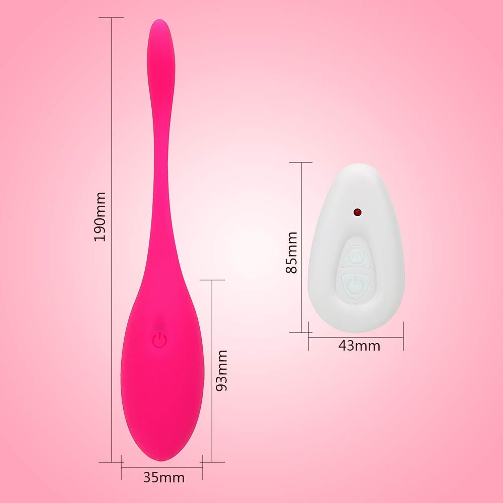IKOKY Vaginal Tighten Exercise Kegel Balls G Spot Vibrator Sex Toy for Women Vibrating Eggs Silicone Ben Wa Ball - sextoysok