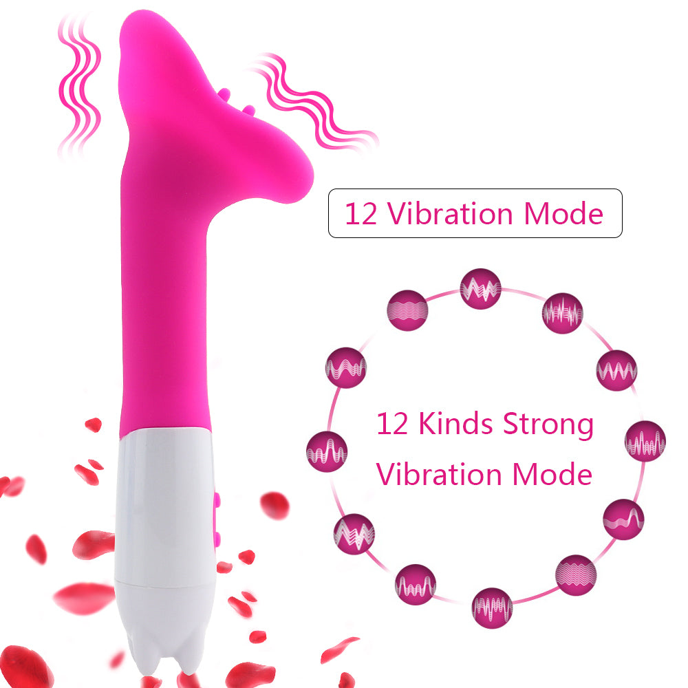Man nuo Powerful Clitoral Sex Toys for Women 12 Modes Vagina Stimulator Massager Oral Sex Safe Silicone Vibrator Waterproof - sextoysok