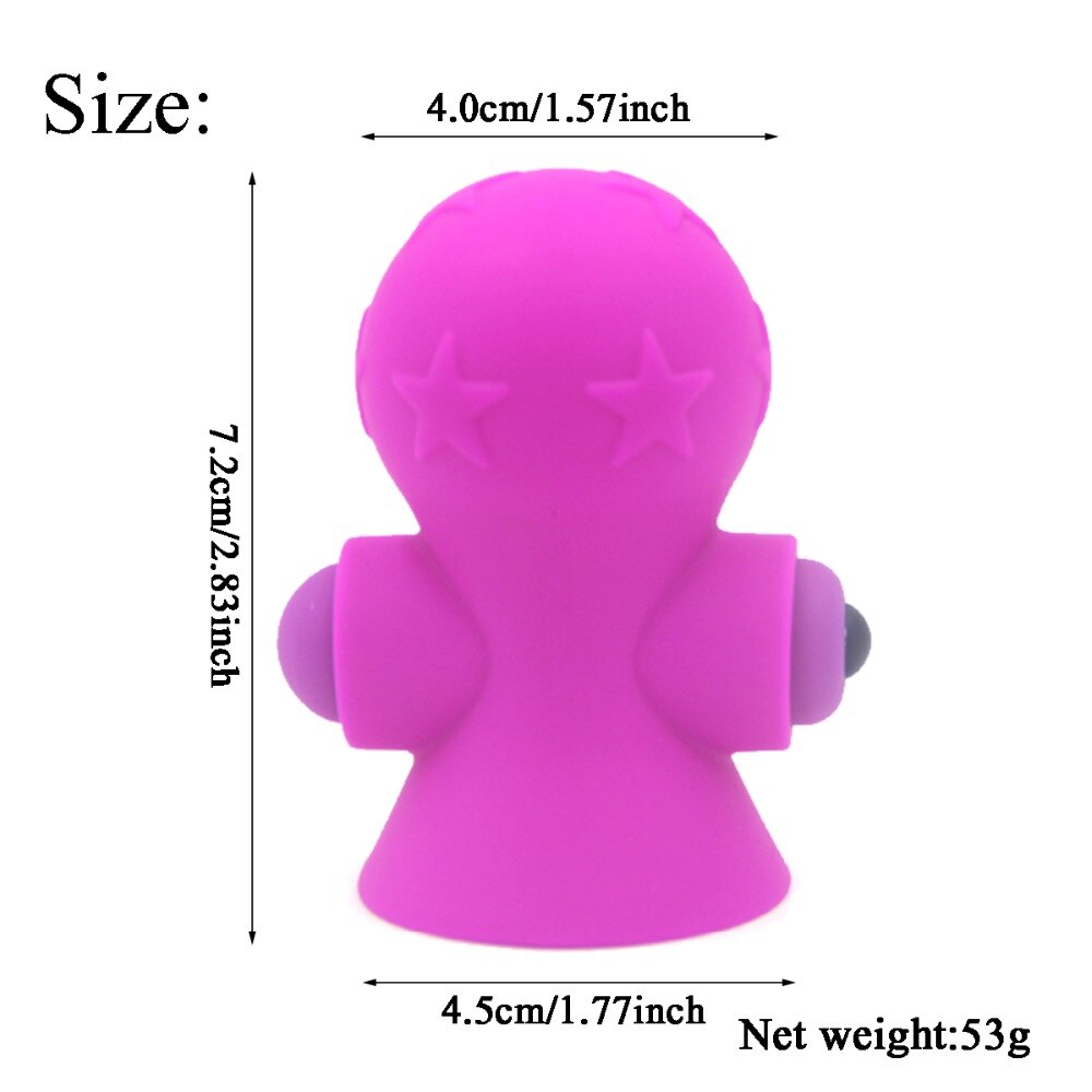 2pcs /set Dingye Breast Massager Nipple Vibrator 10 Speed Vibration Clitoral Clit Oral Sex Toy Sex Product for Women Sex Shop - sextoysok