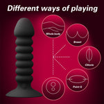 Anal Sex Toys for Men Prostate Massage Vibrator Remote Control Butt Plug Vibrator 10 Speeds Anal Delay Ejaculation Sex Shop - sextoysok