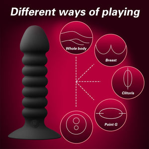 Anal Sex Toys for Men Prostate Massage Vibrator Remote Control Butt Plug Vibrator 10 Speeds Anal Delay Ejaculation Sex Shop - sextoysok