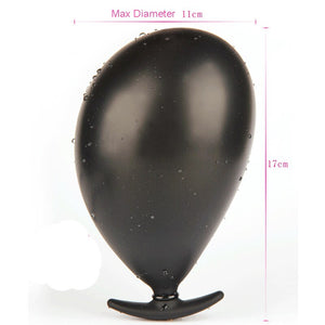 Dildo Pump Anus Dilator Sex Toys Women Inflatable Anal Butt Plug Gay Silicone Expandable Prostate Massager Pumps with Metal Ball - sextoysok